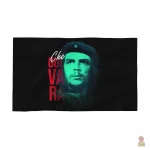 Serviette de plage Che Guevara verte électrique
