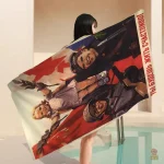 Serviette inspirée par le thème communiste, design unique