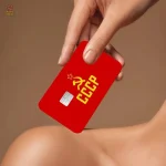 Skin pour carte bancaire avec look rétro CCCP