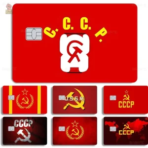 Stickers communiste avec design CCCP