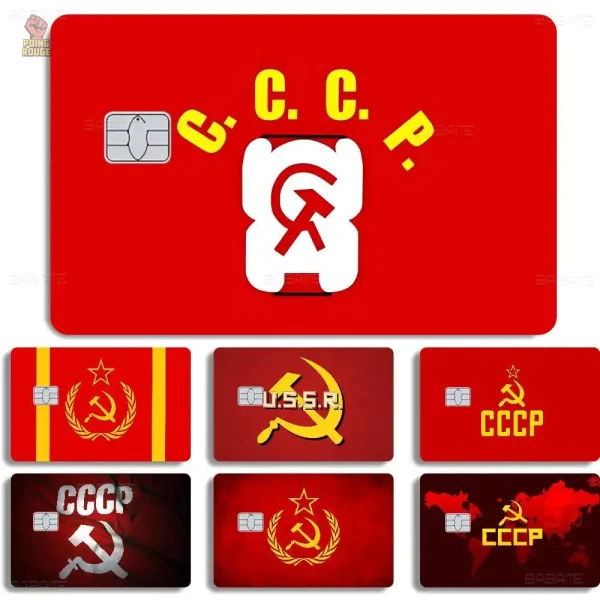 Stickers communiste avec design CCCP