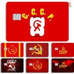 Stickers communistes avec symbole faucille et marteau