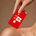 Stickers de carte avec design communiste