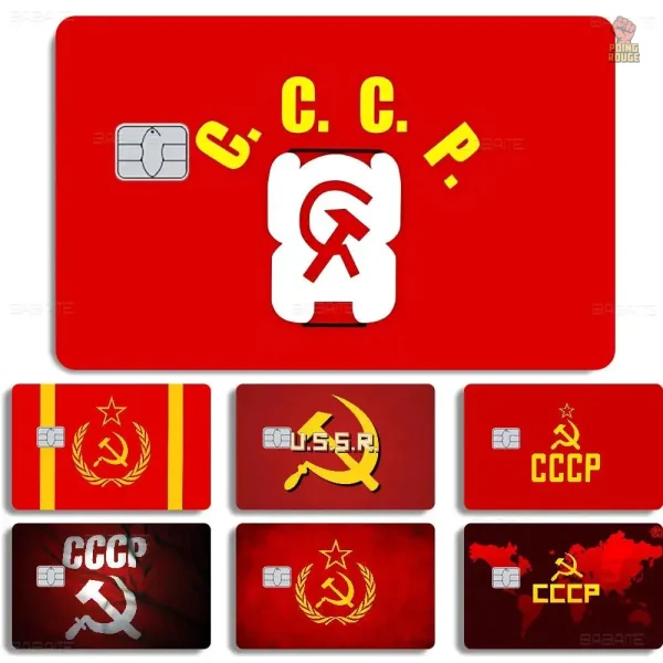 Sticker communiste emblème URSS rouge