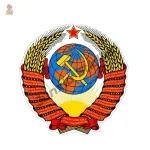 Sticker emblème Russie en vinyle