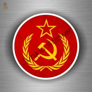 Sticker emblème Russie en vinyle