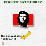 Sticker engagé Che Guevara, idéal pour personnaliser vos objets