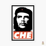 Vinyle autocollant Che Guevara, design étoile rouge