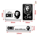 Plaque Che Guevara 3D, style argenté et moderne