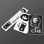 Sticker portrait Che Guevara en relief sur plaque aluminium