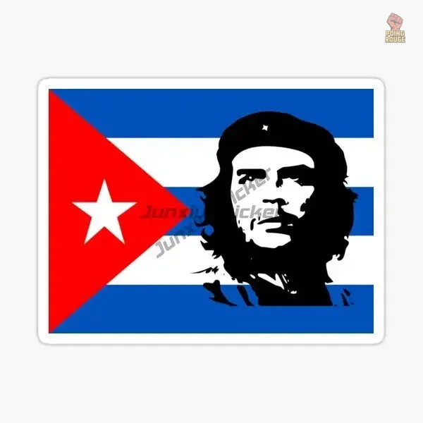 sticker-che-guevara-portrait-fond-noir-rouge-vinyle-autocollant-1 Sticker Che Guevara portrait sur fond noir et rouge