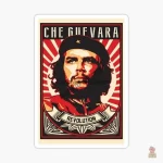 Sticker coloré Che Guevara avec béret