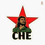 Sticker Che Guevara, symbole révolutionnaire