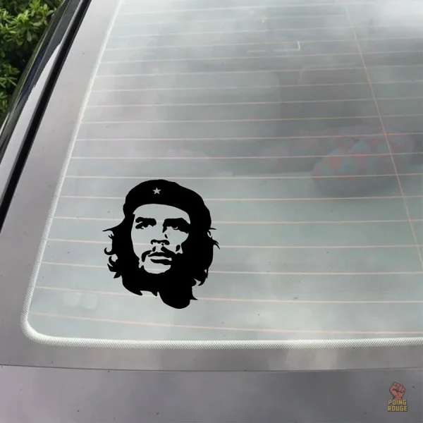 Vinyle autocollant avec le portrait emblématique de Che Guevara