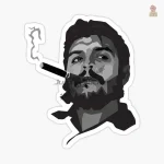 Sticker mural Che Guevara, esthétique moderne