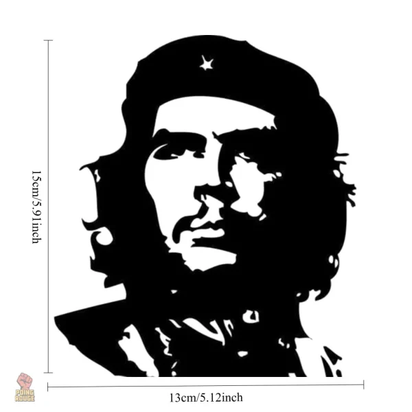 Vinyle autocollant portrait de Che Guevara pour les fans