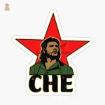 Sticker vinyle Che Guevara, style révolutionnaire