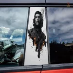 Sticker Che Guevara visage vinyle décoratif pour voiture