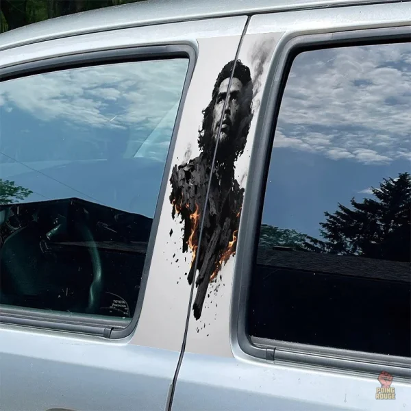 Sticker décoratif vinyle Che Guevara, 2 pièces