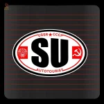 Sticker voiture USSR CCCP Autotourist ovale