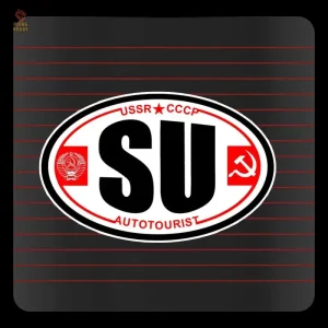 Sticker voiture USSR CCCP Autotourist ovale
