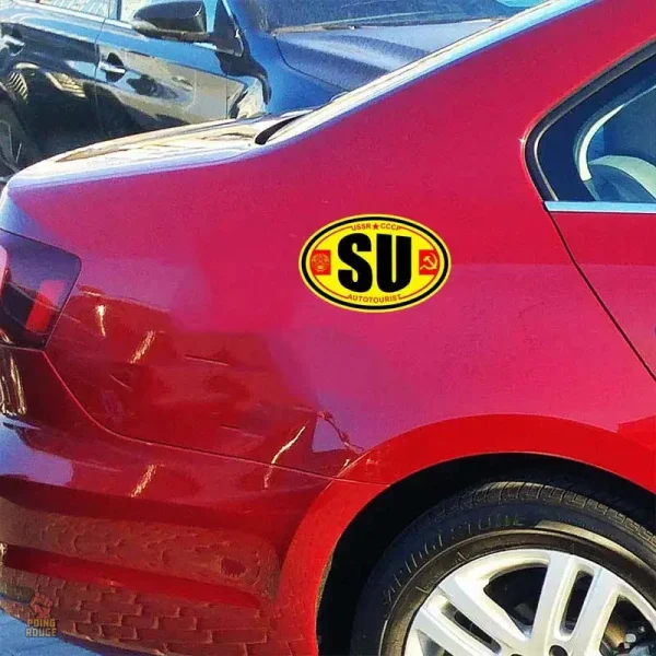 Sticker voiture Autotourist thème soviétique