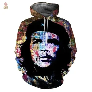 Sweat à capuche rétro inspiré du style communiste