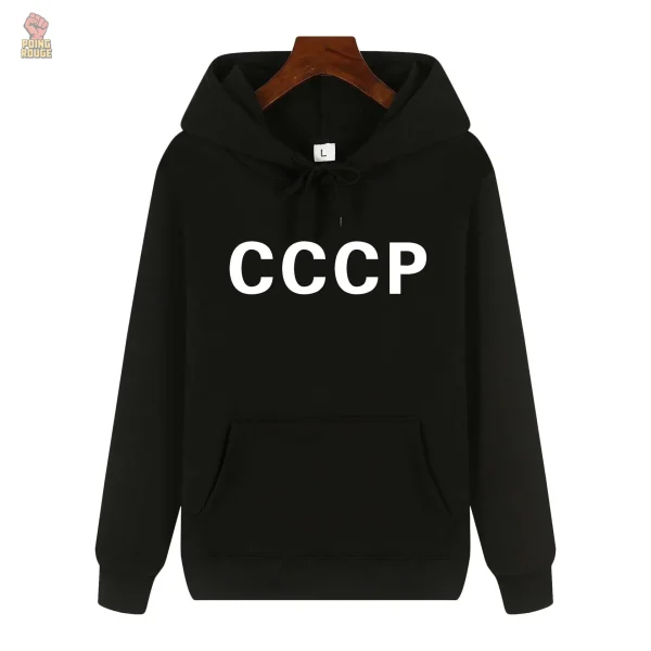 Sweat à capuche blanc avec design simple