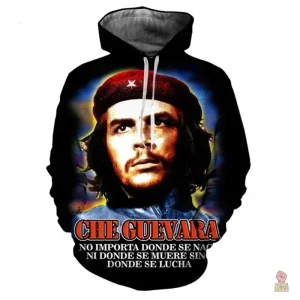 Vêtement à capuche inspiré du communisme, design intemporel
