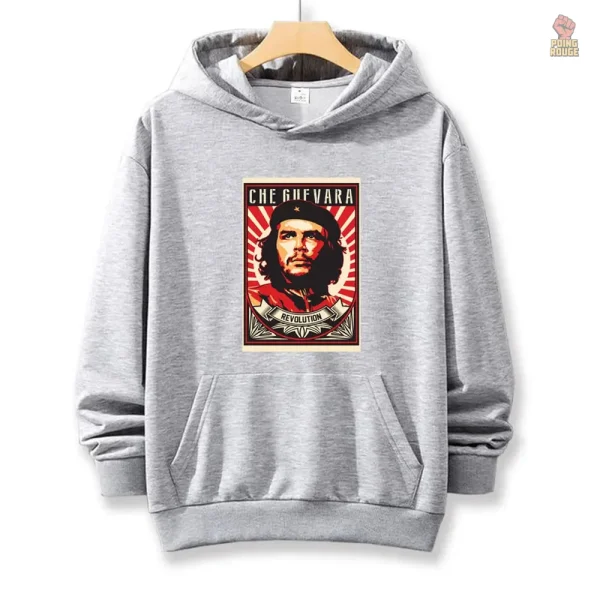 Sweat à capuche gris pour un style décontracté