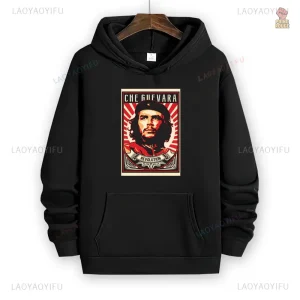 Style communiste, sweat à capuche gris tendance