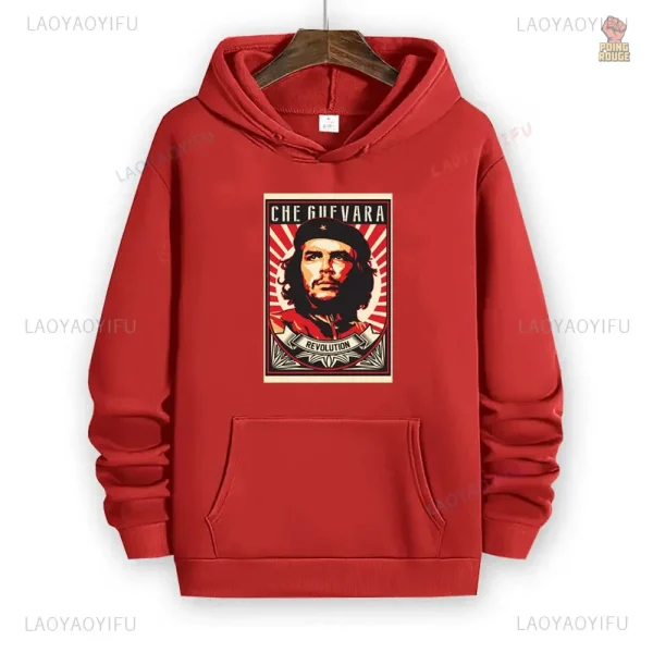Haut à capuche noir, symbole de la culture communiste