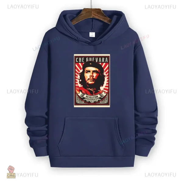 Sweat noir tendance, inspiration communiste moderne