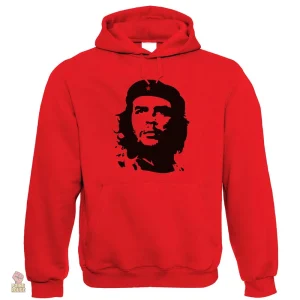Sweat Communiste avec capuche, design portrait emblématique