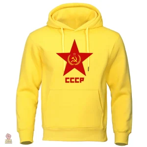 Design vintage CCCP avec étoile dorée
