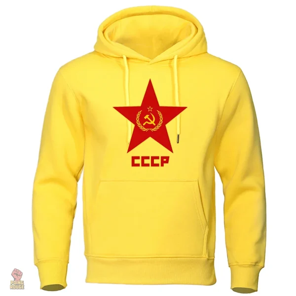 Design vintage CCCP avec étoile dorée