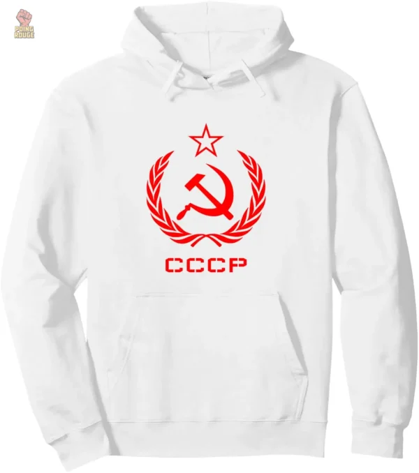 Vêtement à capuche CCCP inspiré du style communiste