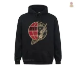 Sweat à capuche noir CCCP Vostok 1962 vintage