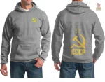 Vêtement tendance avec design communiste en or