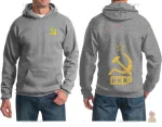 Sweat au design iconique CCCP, faucille et marteau
