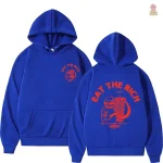 Modèle à capuche avec design audacieux