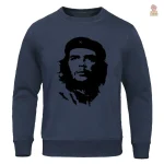 Sweat bleu marine classique Che Guevara