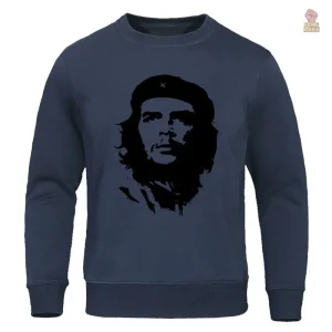 Sweat bleu marine classique Che Guevara