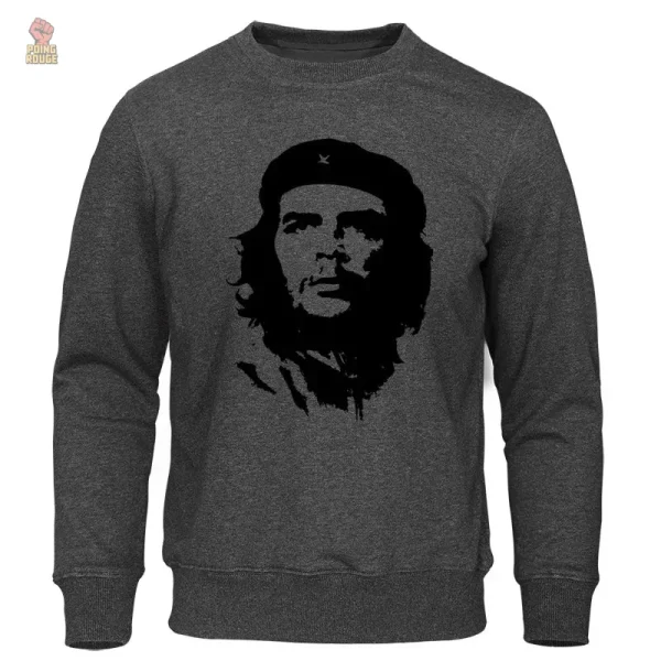 sweat-che-guevara-gris-fonce-classique-1 Sweat gris foncé classique Che Guevara
