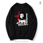 Sweat Che Guevara oversize avec capuche casual manches longues