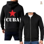 Sweat zippé homme Cuba Revolution casual hoody