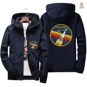 Veste zippée inspirée de l'URSS