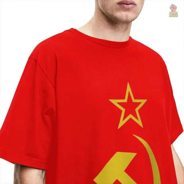 T-shirt avec symbole du communisme