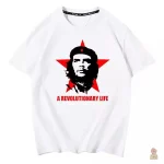 T-shirt blanc "A Revolutionary Life" pour un style engagé