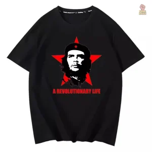 T-shirt "A Revolutionary Life" noir